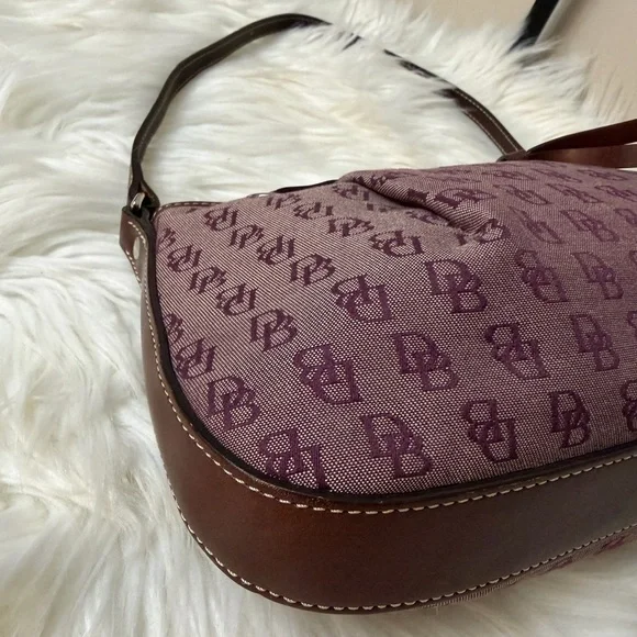 Dooney & Bourke Purple Shoulder Bag - Picture 4 of 10